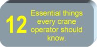 12 things every crane operator should know